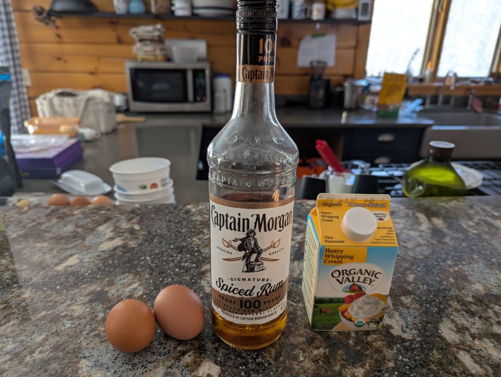 Farm fresh eggs need to be used. Oh, what should we make? The Captain knows. 