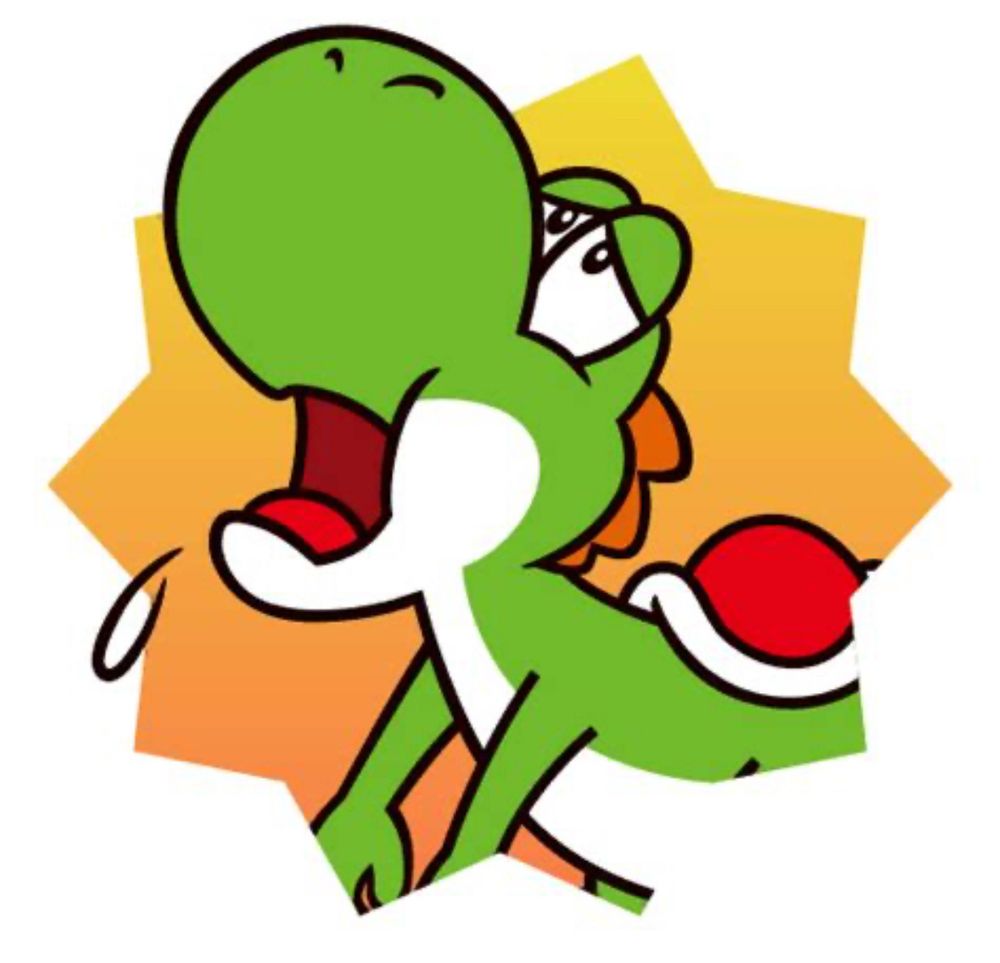 yoshi emote from mario party superstars where he looks like hes takin it from behind 💀