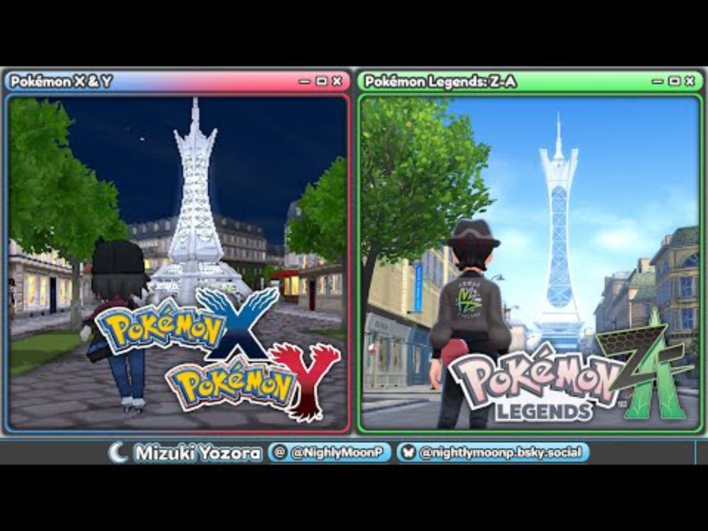 The Past, Present and Future of Lumiose City - Pokémon X/Y and Legends: Z-A Comparison