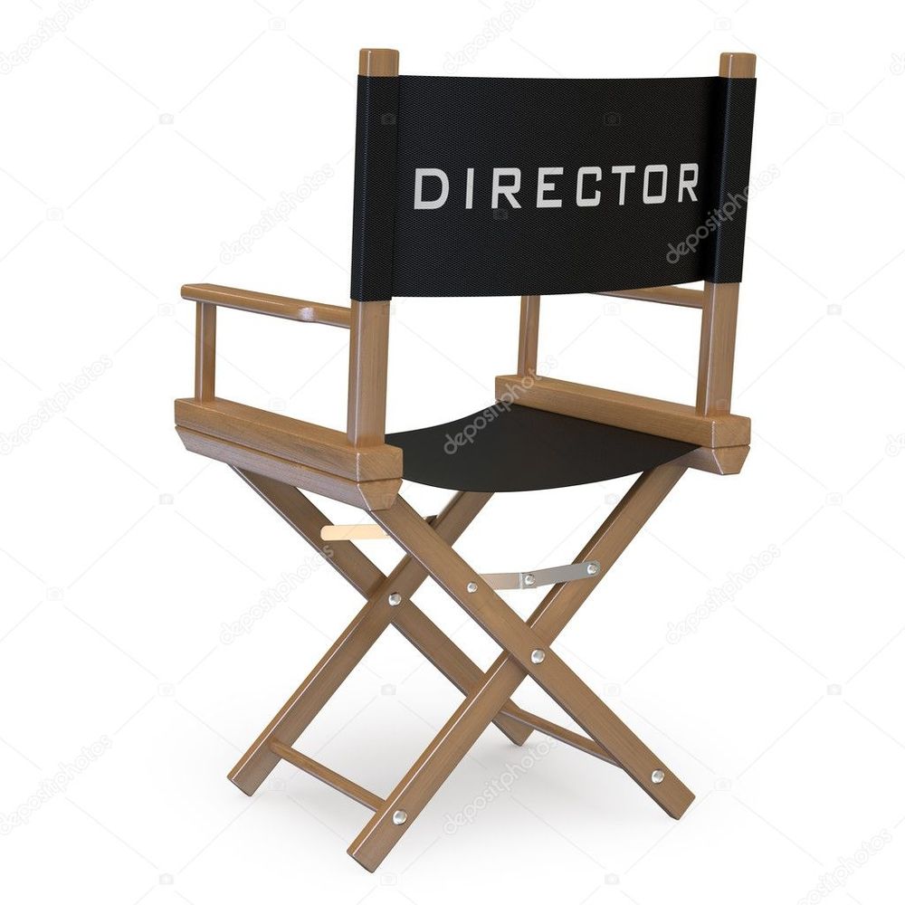 A movie directors chair. 