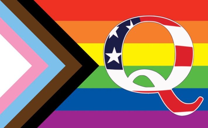 Qanon progress flag