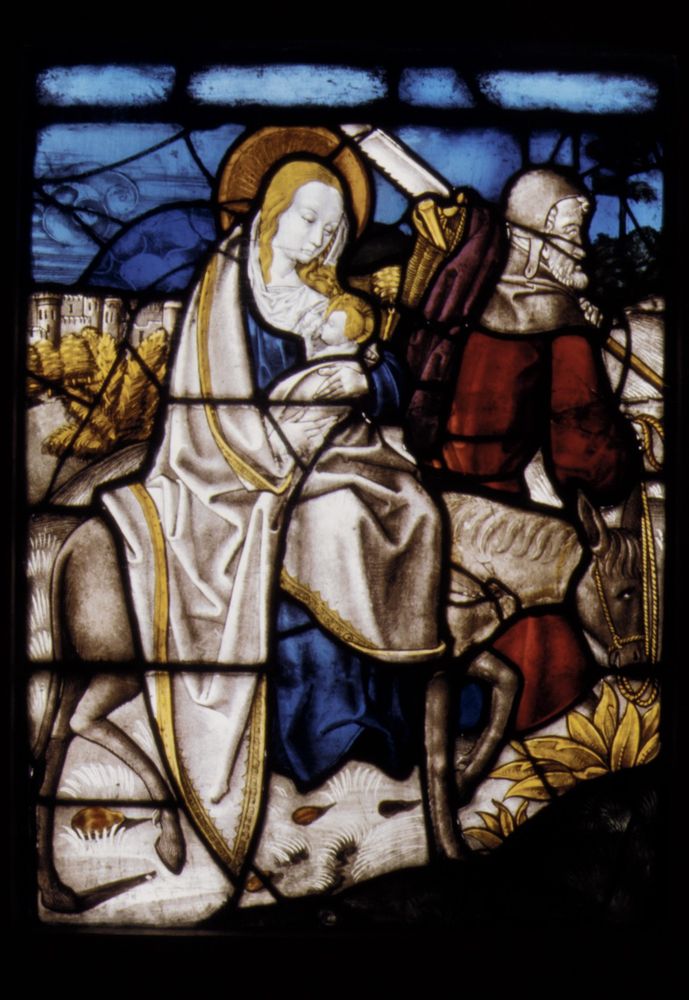 Stained Glass Panel with the Flight into Egypt, Metropolitan Museum of Art, New York, NY
