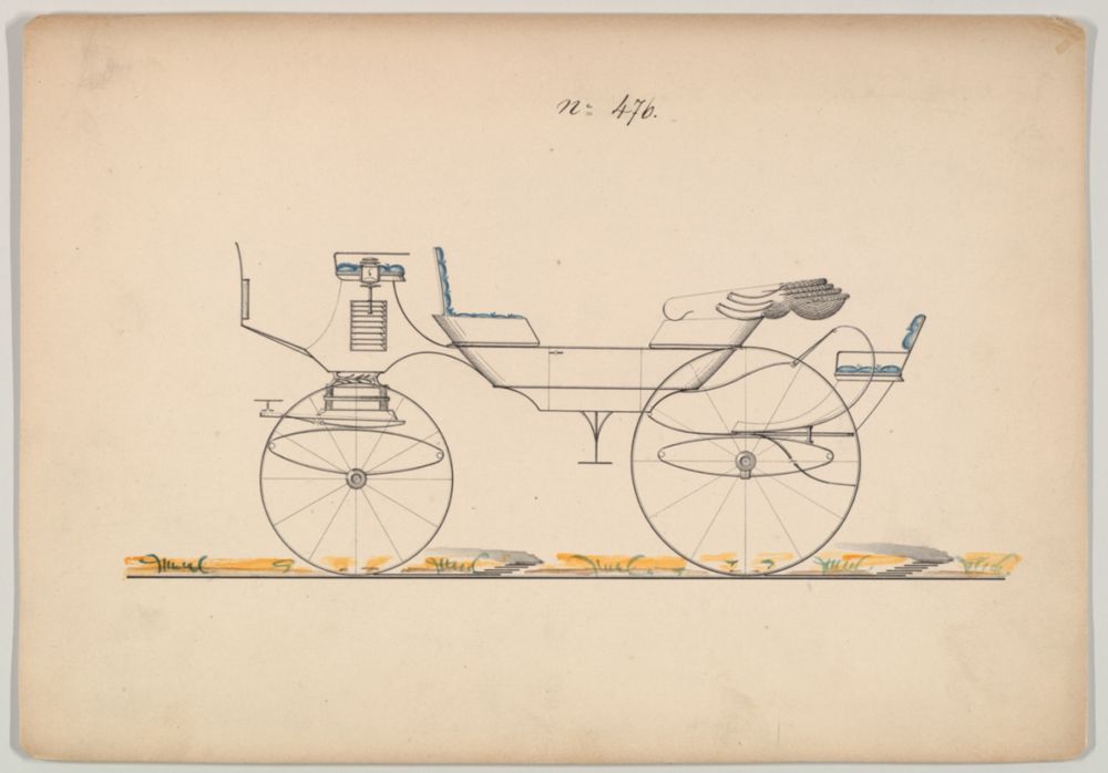 Design for Vis-à-vis, no. 476, Metropolitan Museum of Art, New York, NY