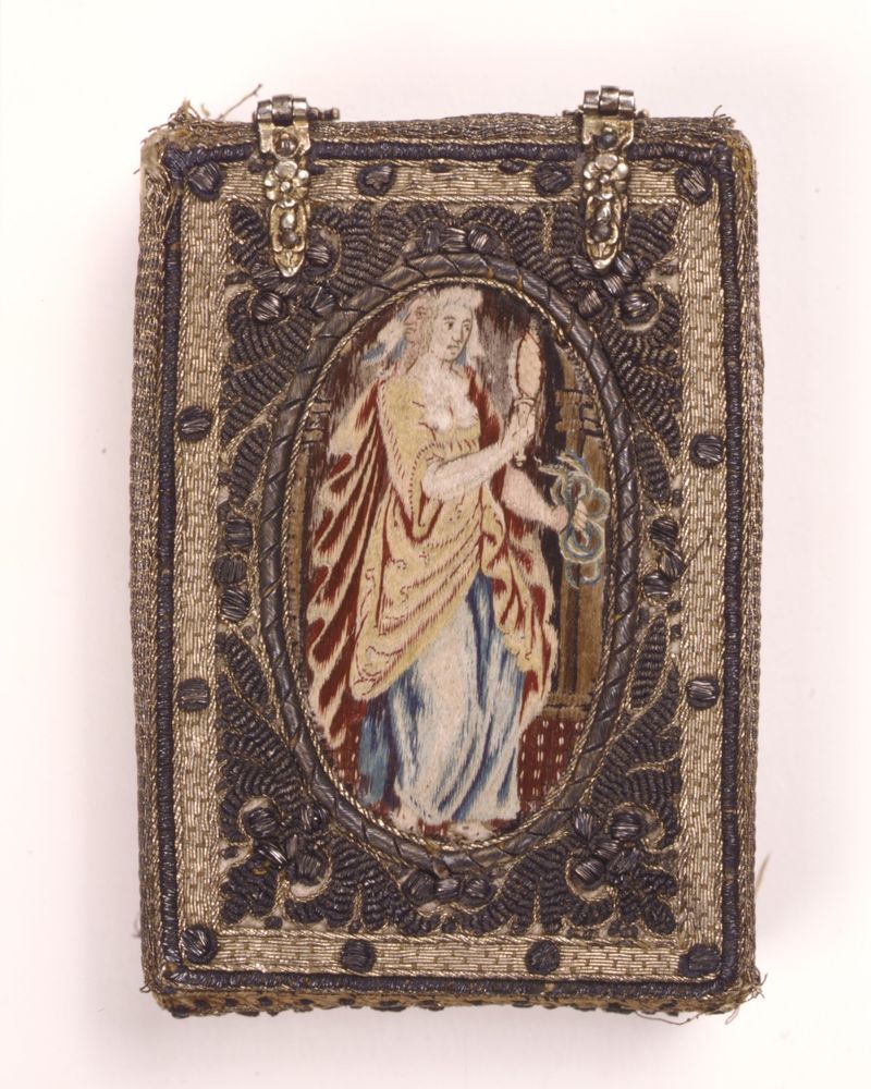 Book with Needlework Cover with Figures of Justice and Prudence, Metropolitan Museum of Art, New York, NY