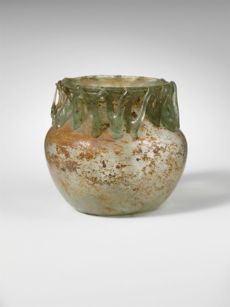 Glass jar, Metropolitan Museum of Art, New York, NY