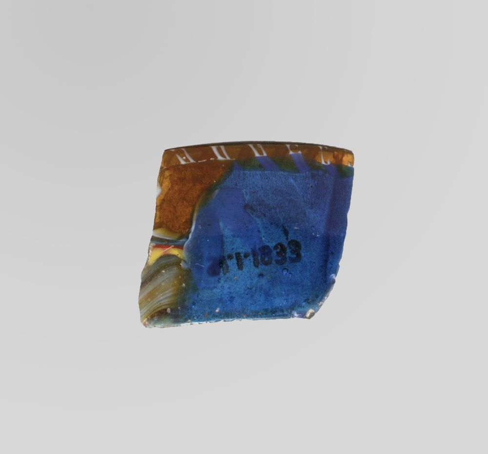 Glass short-strip mosaic bowl fragment, Metropolitan Museum of Art, New York, NY