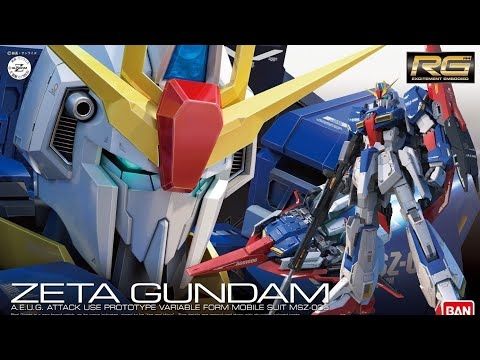Re-upload of RG Zeta Gundam 5x Time-lapse with music