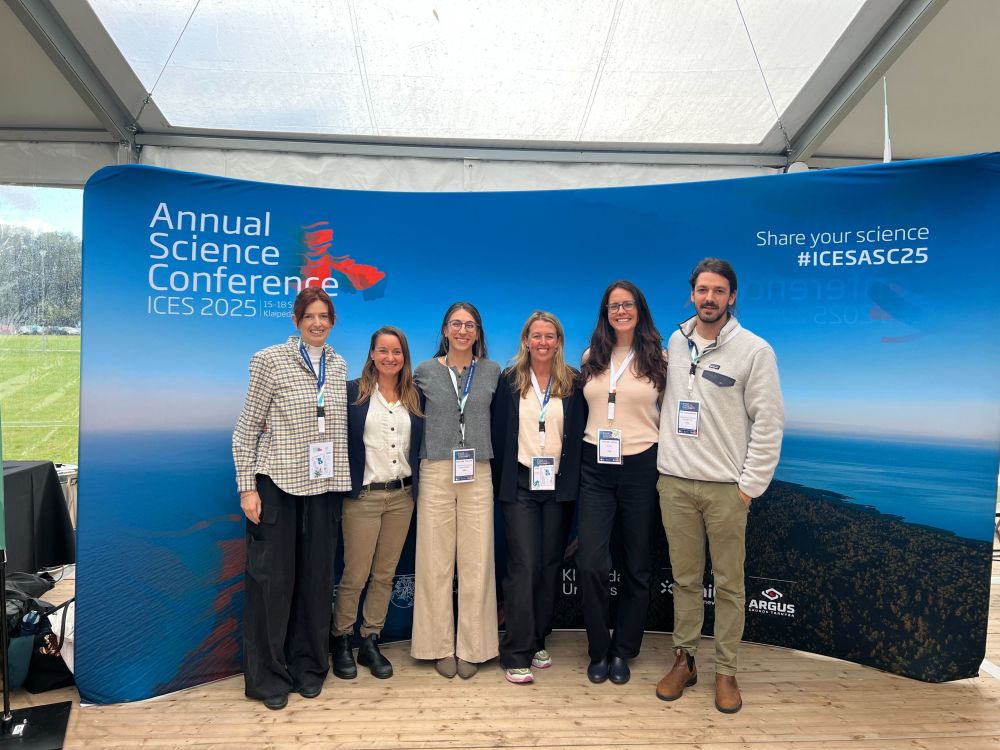 emLab team members at the annual science conference ICES 2025