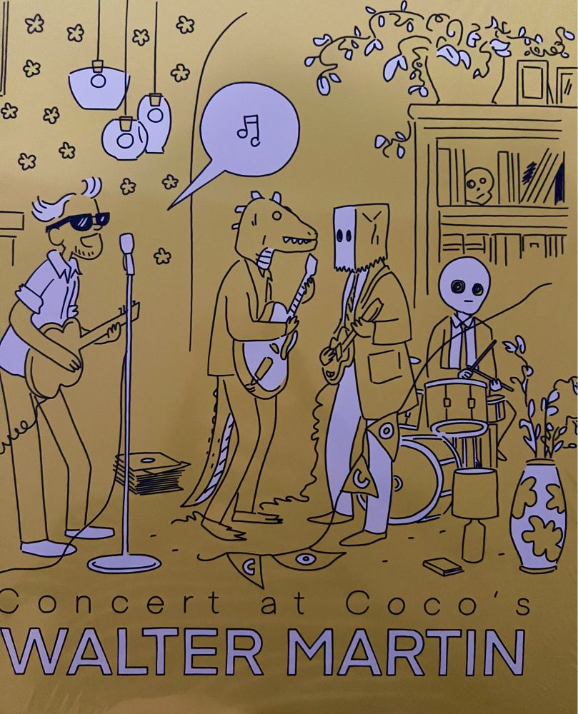 Cover art for Walter Martin Concert @Coco’s