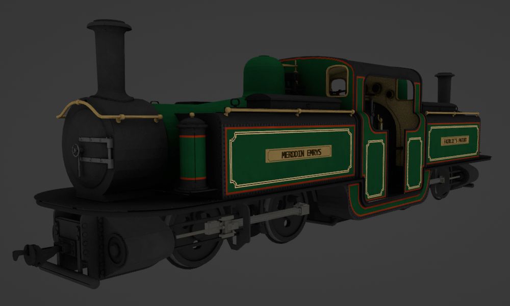 Merddin Emrys in the Early Green Livery