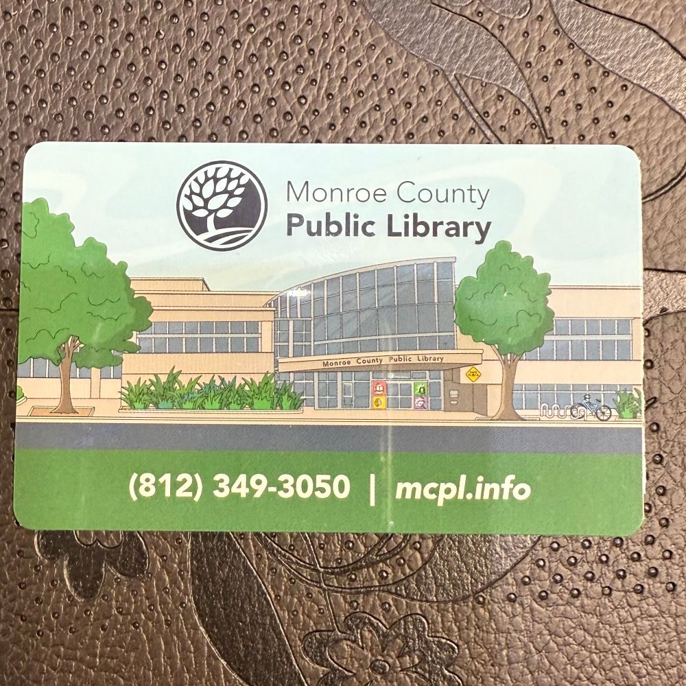 Picture of a new library card