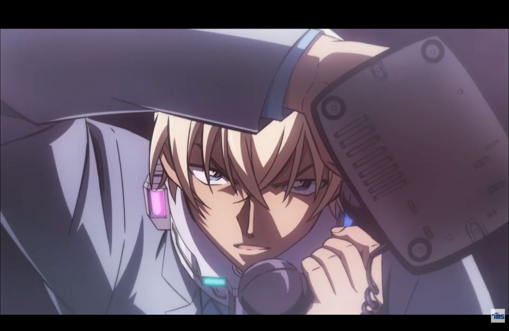 Detective Conan character Rei Furuya (also known as Tooru Amuro) angrily asking who Conan really is in Detective Conan Movie 27: Bride of Halloween