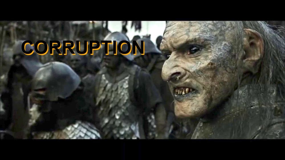 Mordor orcs epitomize corruption