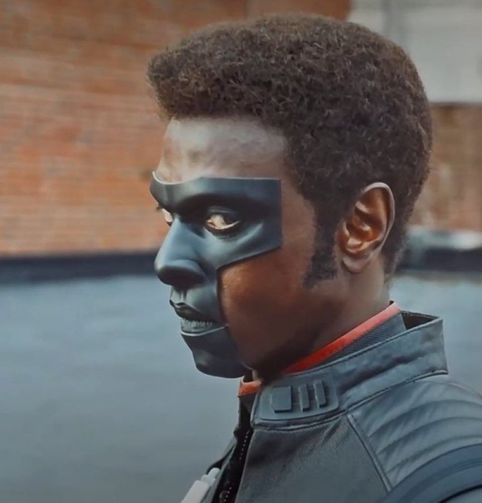 Mr. Terrific giving the wickedest side-eye