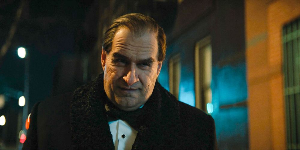 Collin Farrell interpretando a Oswald Cobblepot