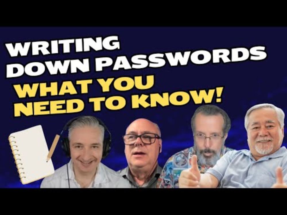 The Case for the Password Notebook (Yes, Really!) #podcast