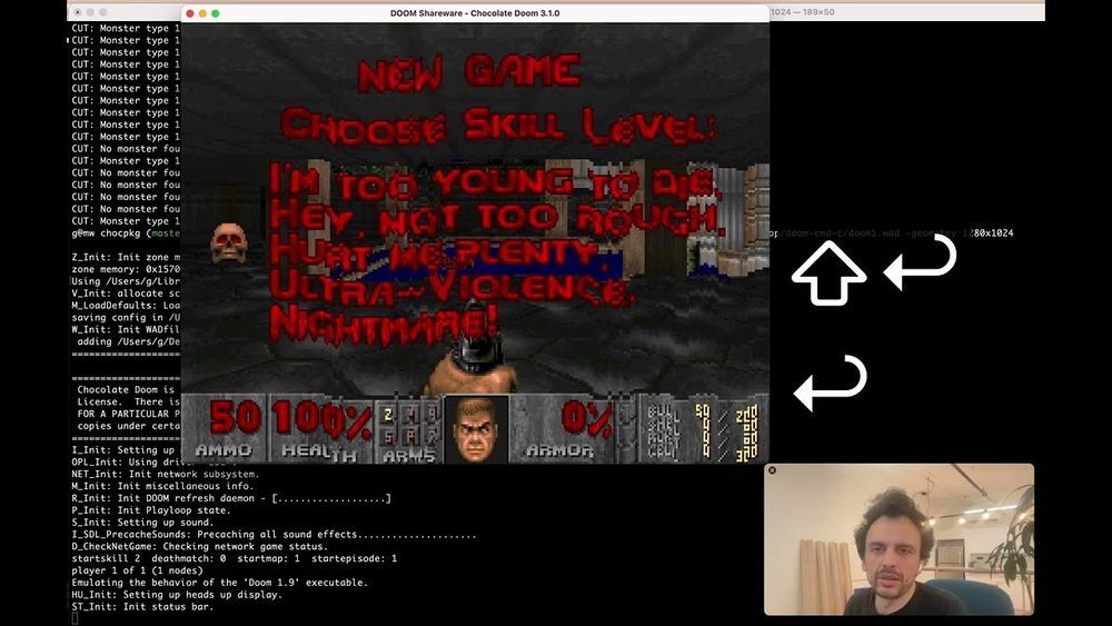 It's DOOM but you can Cut, Copy and Paste