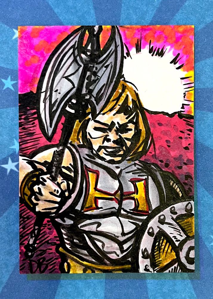 Battle Armor He-Man sketchcard