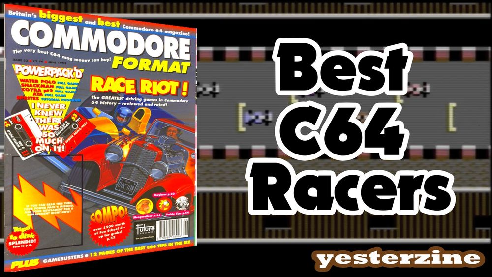 A copy of Commodore Format and the promise of "Best C64 Racers"