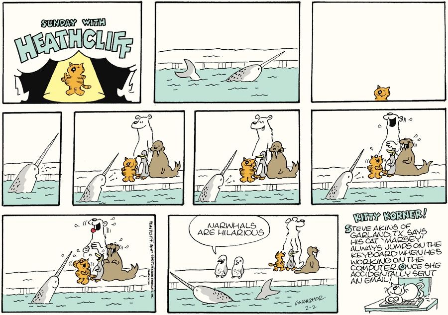 Today's Heathcliff, February 02, 2025