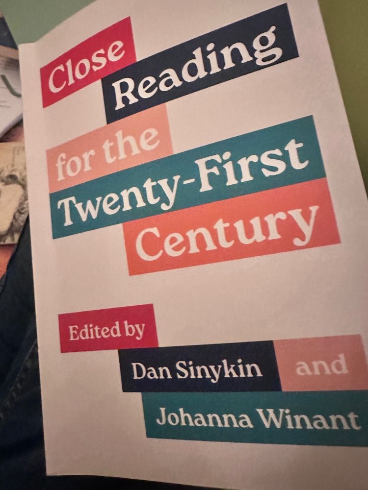 Cover of close reading for the 21st century