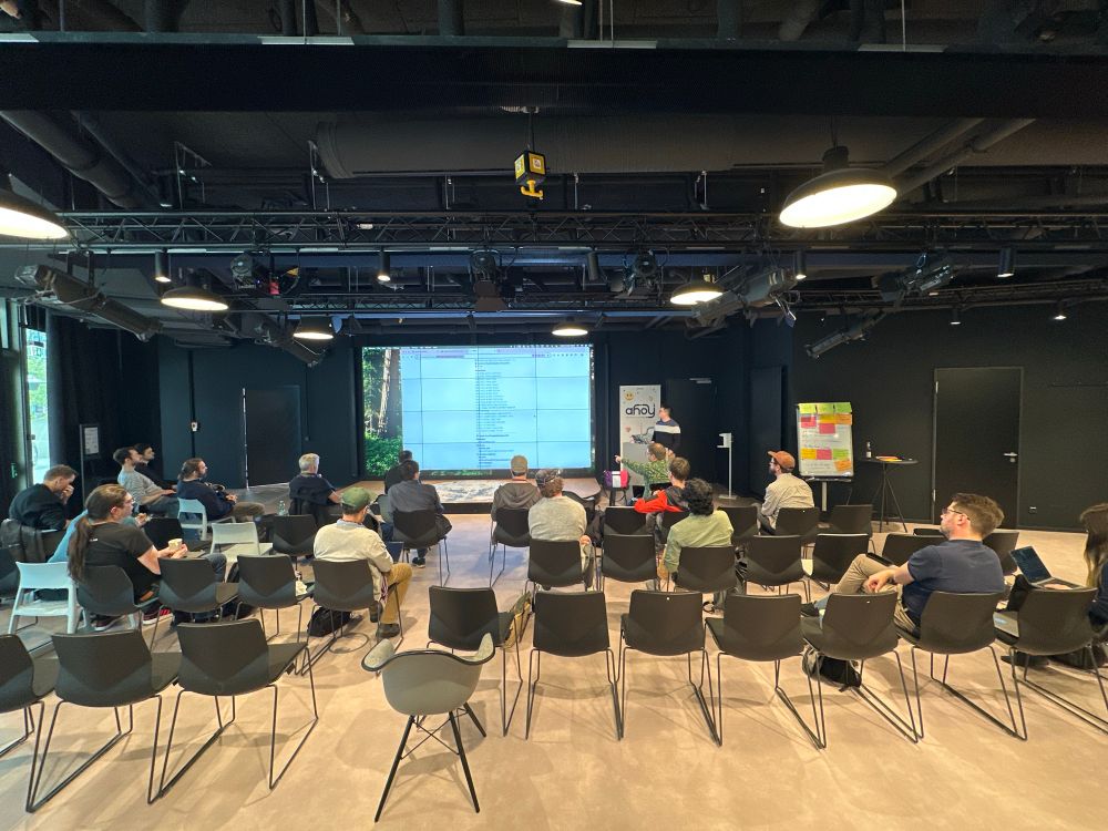 ~ 20 people in the room 