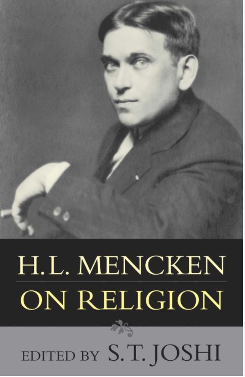 Book cover of On Religion by H.L. Mencken, Baltimore's favorite son. 