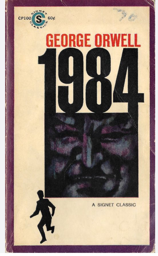 Signet Classic book cover of 1984 by George Orwell