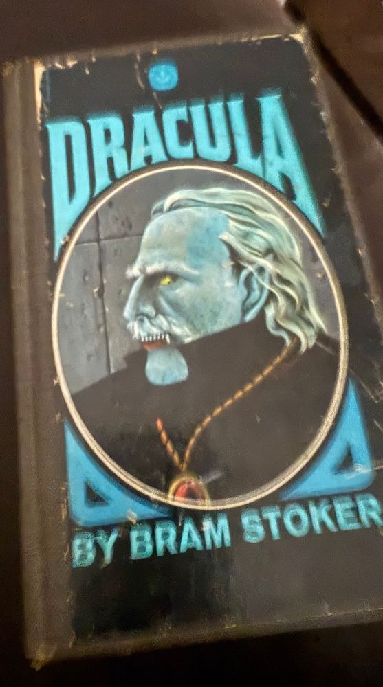 Old library copy of Bram Stoker's Dracula, circa 1965.