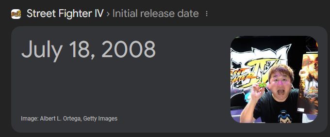 Street Fighter 4 Release Date: July 18, 2008