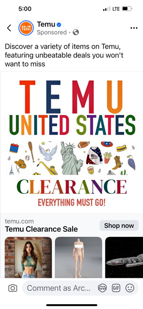 The US is on clearance!