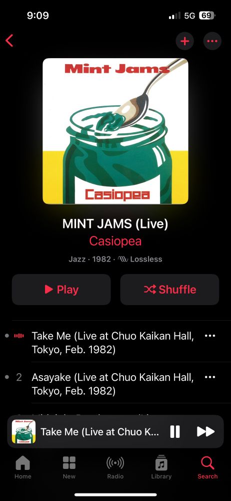 Mint jams album cover