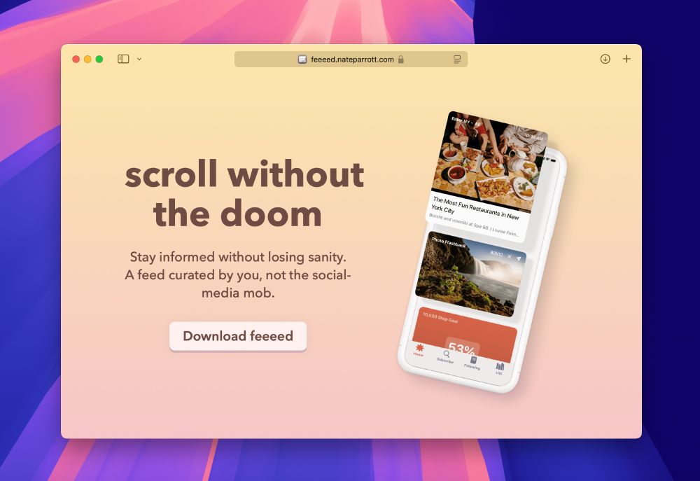 "Scroll without the doom"
