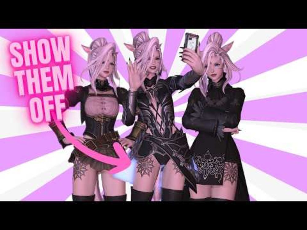 The Best Glams That Show Off the Azeyma Thigh Tattoos || FFXIV
