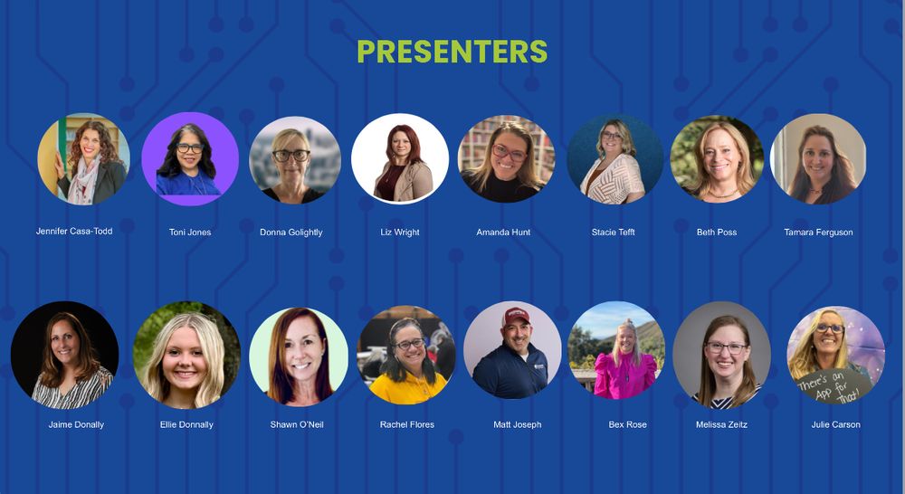 Headshots of the presenters at the House of Possibilities Playground. 