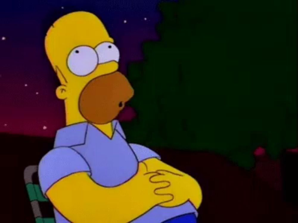 Waiting Simpsons GIF