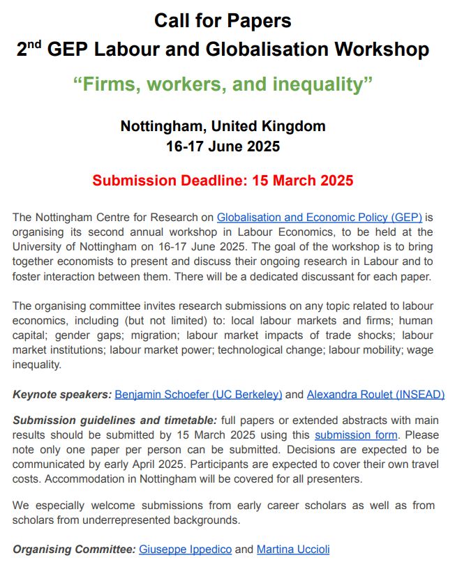 Call for Papers
