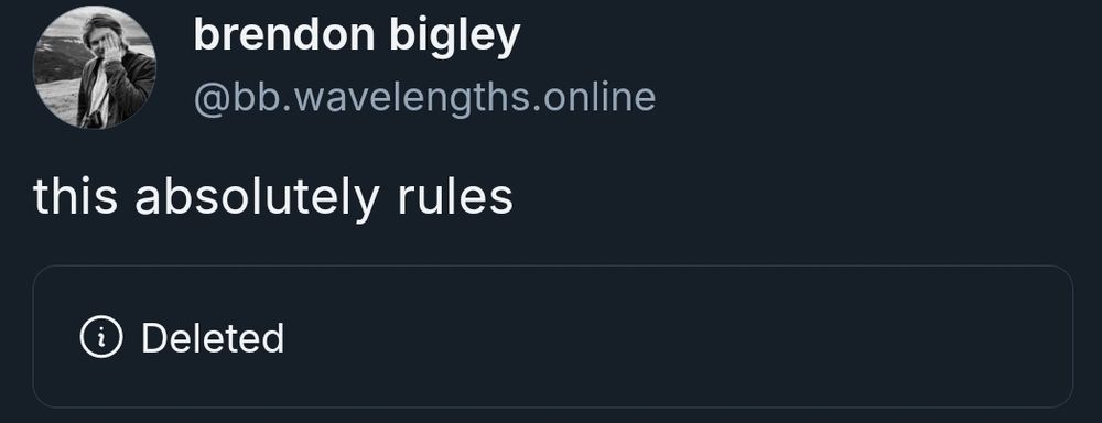 A repost saying "this absolutely rules". The original post has been deleted. 