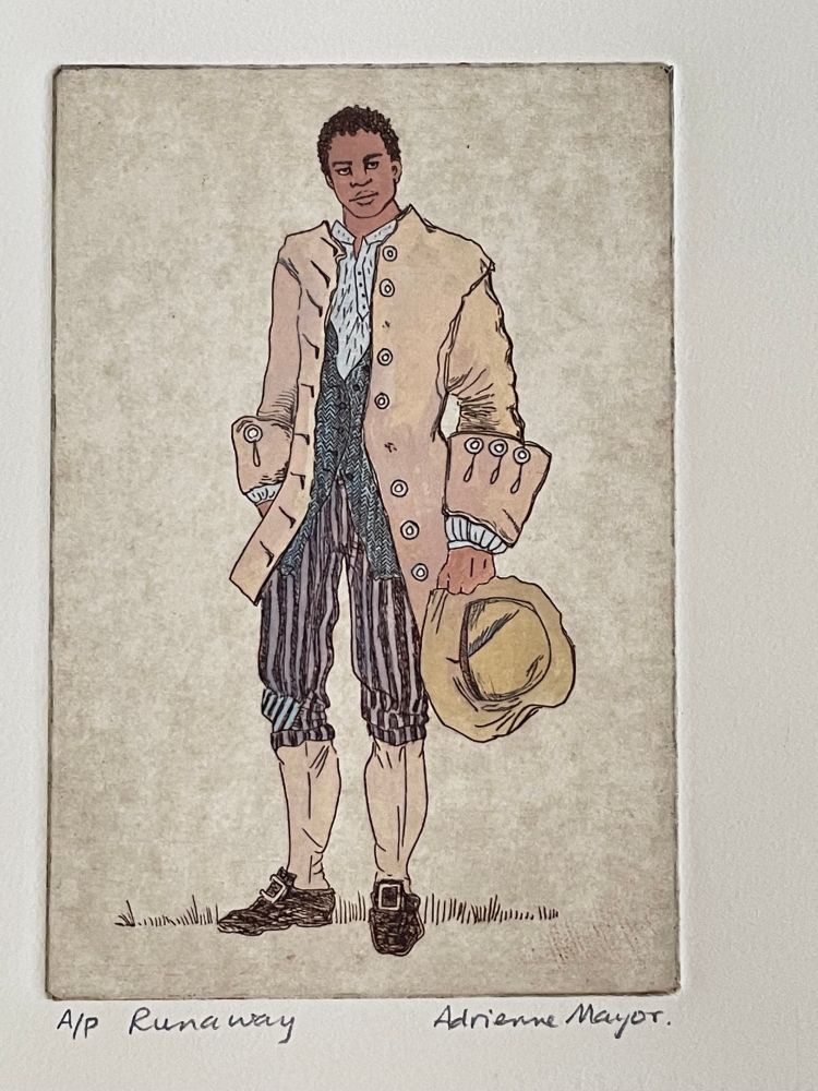 A modern artist's illustration of what an 18th century Freedom Seeker named Jack might have looked like.