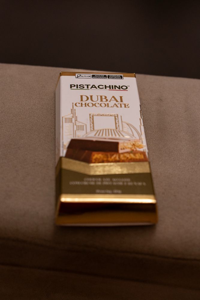Barra de pistachino dubai chocolate 