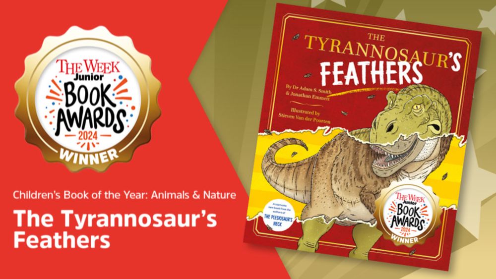 THE TYRANNOSAUR'S FEATHERS wins at The Week Junior Book Awards • Jonathan Emmett