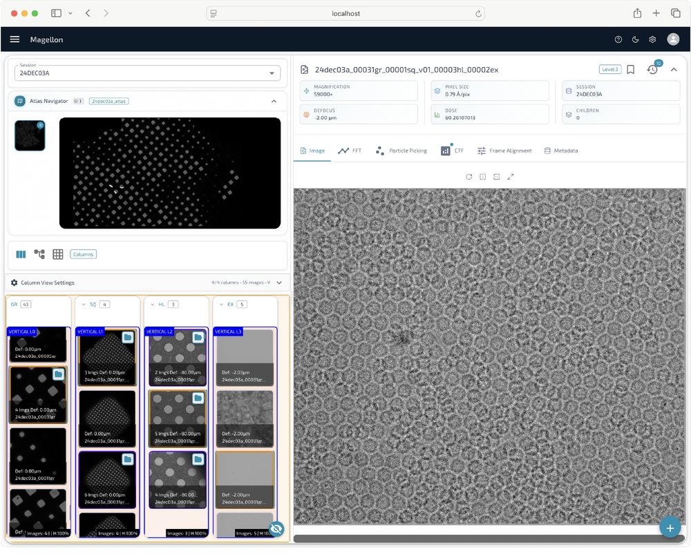 Magellon GUI for cryoEM