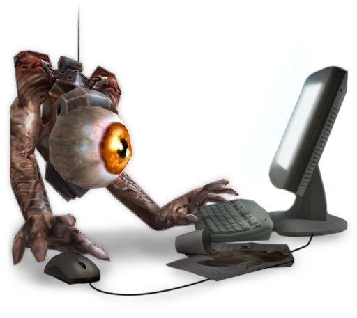 Orbb from Quake 3 at the puter