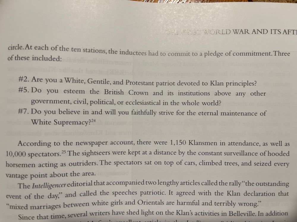 Section from Book showing the three pledges used that the members of the orange order found appealing. 