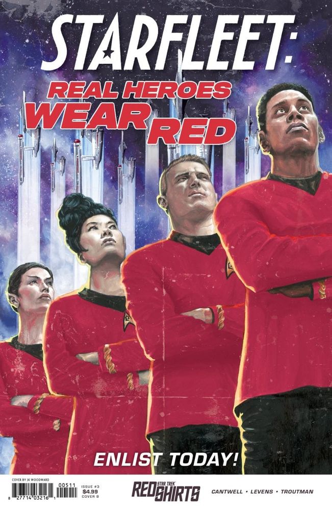 Star Trek: Red Shirts, issue 3 cover B