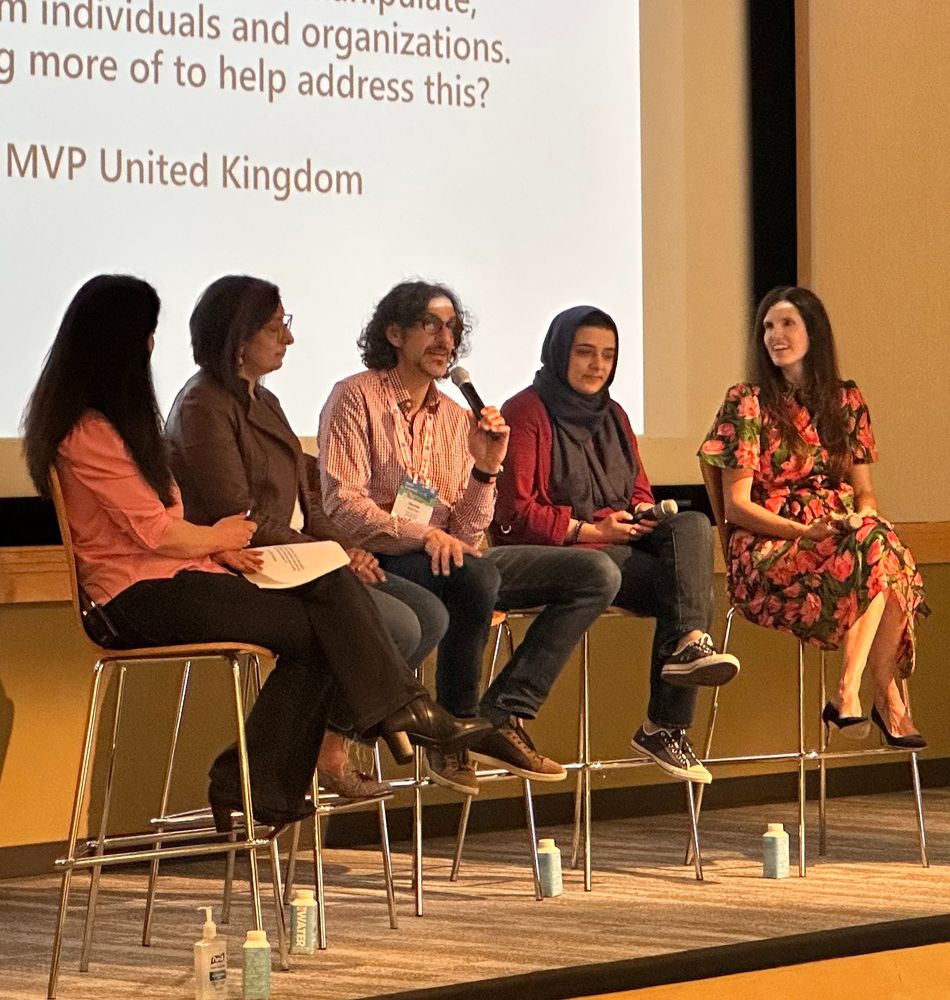 Steven Bathiche and other panelists on stage for the A.I. Panel at the Microsoft MVP Summit 2025.