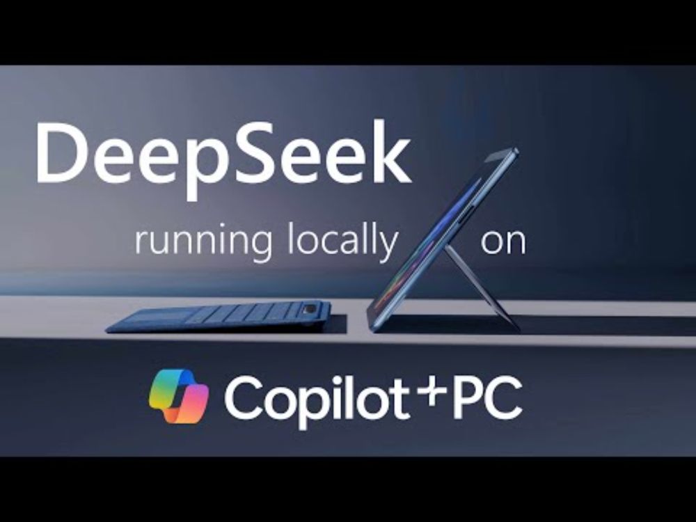 DeepSeek R1 Running Locally on a Copilot+ PC