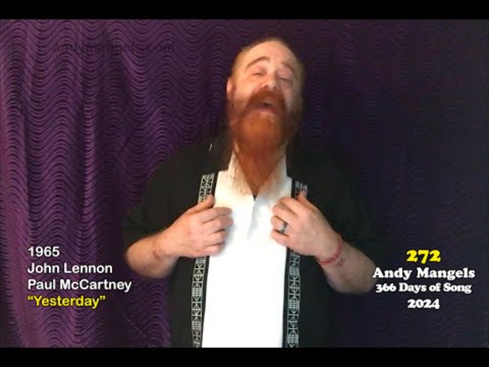 366 Days of Song - Andy Mangels - Day 272 song is "Yesterday" as by The Beatles / Lennon & McCartney