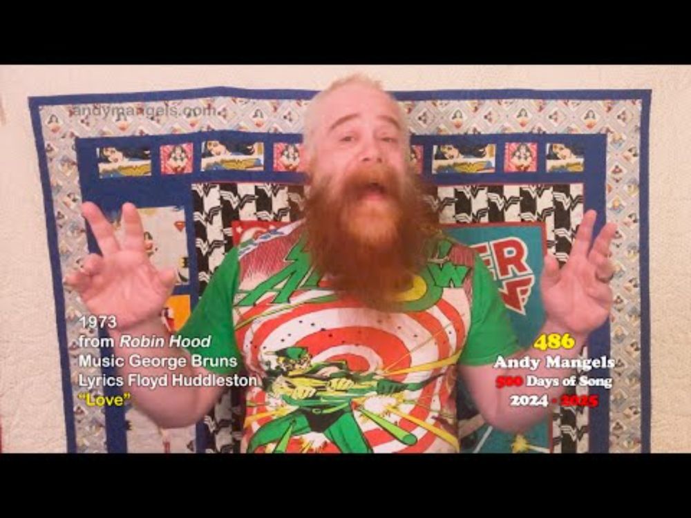 500 Days of Song - Andy Mangels - Day 486 song is "Love" as from Walt Disney's Robin Hood