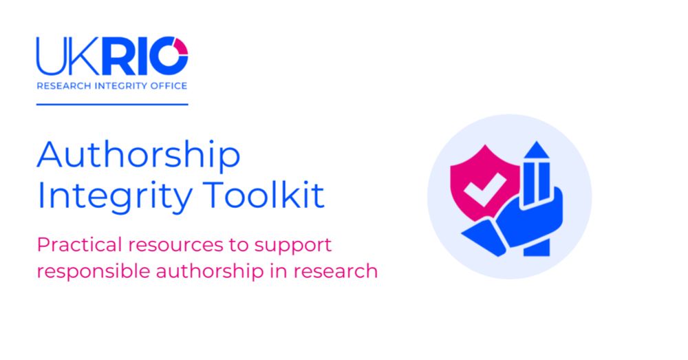 The Authorship Integrity Toolkit - UK Research Integrity Office
